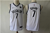 Nets 7 Kevin Durant White Youth Nike Swingman Jersey,baseball caps,new era cap wholesale,wholesale hats